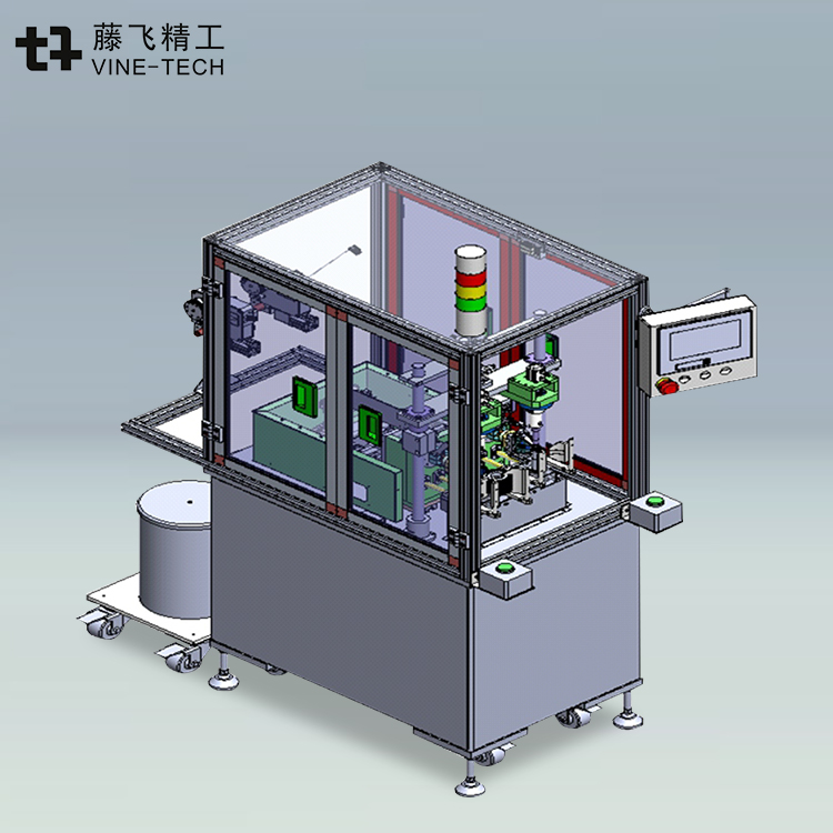 Winding machine-flying fork type